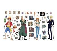 MY AGENCIES Stickers One Piece- Luffy, Nami, Zoro, Sanji - Hauteur 19,5 cm Multicolors