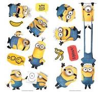 MY AGENCIES Stickers repositionnables - Les Minions : La Montée de Gru - 17 cm x 9 cm Multicolors G