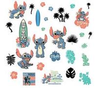 MY AGENCIES Stickers repositionnables - Lilo et Stitch - Stitch Surf - 13 cm x 26 cm Multicolors G