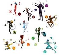 MY AGENCIES Stickers repositionnables - Miraculous - Les Aventures de Ladybug et Chat Noir Multicolors G
