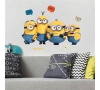 MY AGENCIES Stickers repositionnables - Personnages Les Minions - 36.5 cm x 17 cm Multicolors