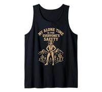 My Alone Time is for Everyones Safety Cowgirl Western Débardeur