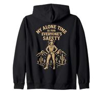 My Alone Time is for Everyones Safety Cowgirl Western Sweat à Capuche