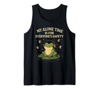 My Alone Time is for Everyone's Safety Frog Meditation Débardeur