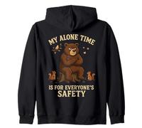 My Alone Time is for Everyones Safety Grumpy Bear Sweat à Capuche