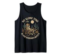 My Alone Time is for Everyone's Safety Raccoon Desert Moon Débardeur