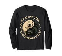 My Alone Time is for Everyone's Saffey Raccoon Manche Longue