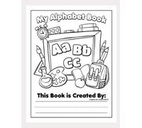 My Alphabet Coloring Book: Fun and Easy A-Z Coloring Pages for Toddlers Ages 2-5 | Learn Letters and Words