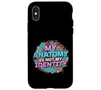 My Anatomy is Not My Identity Transgender Pride Coque pour iPhone X/XS