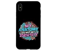 My Anatomy is Not My Identity Transgender Pride Coque pour iPhone XS Max