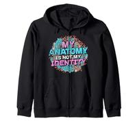My Anatomy is Not My Identity Transgender Pride Sweat à Capuche