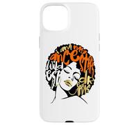 My Ancestors Dream Afro Black Woman Diva Orange Black Girl Coque pour iPhone 15 Plus
