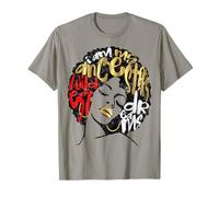 My Ancestors Dreams Afro Black Girl Magic Red Vintage Grunge T-Shirt