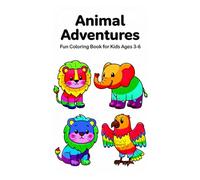My Animal Friends Coloring Book Large, simple designs - Easy for ages 3-6!: 8.5x11 Sized Coloring Book That Is Screen-Free Fun That Builds Focus, Motor Skills & Animal Love