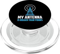 My Antenna is Bigger Than Yours Radio Ham Radioamateur PopSockets PopGrip pour MagSafe