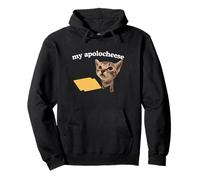 My Apolocheese Excuses Funny Witty Y2K Cat Meme Word Play Sweat à Capuche