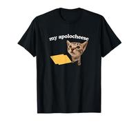 My Apolocheese Excuses Funny Witty Y2K Cat Meme Word Play T-Shirt