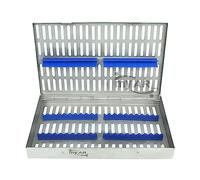 MY AR Store Lot de 20 boîtes de stérilisation pour autoclave - Design de qualité supérieure pour dentiers, instruments - Pour 5, 7, 10, 15 et 20 pièces