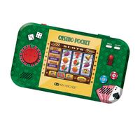 My Arcade Console de jeu portable Casino Pocket – rétro, batterie rechargeable, étui & protège-écran