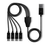 My Arcade Multi-Cable - Câble répartiteur USB pour Micro Player Mini Arcade - 1 USB A vers 4 Micro USB - Permet de connecter jusqu'à 4 Micro lecteurs