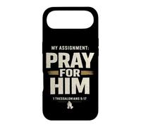 My Assignment Pray for Him 1 Thessalonians 5:17 Faith Coque pour iPhone Air