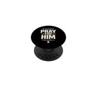 My Assignment Pray for Him 1 Thessalonians 5:17 Faith PopSockets PopGrip Adhésif