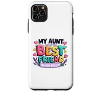 My Aunt Has My New Best Friend in Her Belly Funny Cousin Coque pour iPhone 11 Pro Max