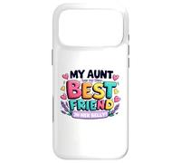 My Aunt Has My New Best Friend in Her Belly Funny Cousin Coque pour iPhone 17 Pro Max