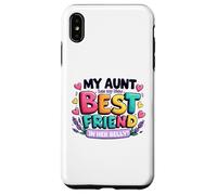 My Aunt Has My New Best Friend in Her Belly Funny Cousin Coque pour iPhone XS Max