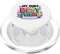 My Aunt Has My New Best Friend in Her Belly Funny Cousin PopSockets PopGrip pour MagSafe