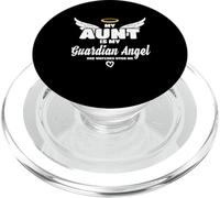 My Aunt is My Guardian Angel She Watches Over Me in Memory PopSockets PopGrip pour MagSafe