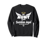 My Aunt is My Guardian Angel She Watches Over Me in Memory Sweatshirt