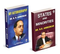 My Autobiography | States and Minorities | Dr. BR Ambedkar Books | English Paperback Combo Set | The Original Edition | Caste In India by BR Ambedkar | Their Mechanism, Genesis And Development | Meri