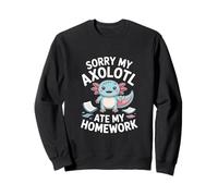My Axolotl Ate My Homework ! Axolotl Whisperer Kawaii Sweatshirt