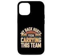 My Back Hurts from Carrying This Team Équipe Gamer Rage - Coque pour iPhone 12/12 Pro