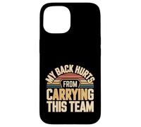My Back Hurts from Carrying This Team Équipe Gamer Rage - Coque pour iPhone 15