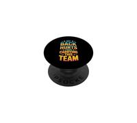 My Back Hurts from Carrying This Team Équipe Gamer Rage PopSockets PopGrip Adhésif
