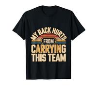 My Back Hurts from Carrying This Team Équipe Gamer Rage - T-Shirt