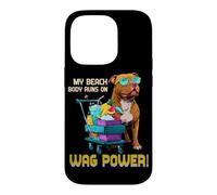 My Beach Body Runs on Wag Power Coque pour iPhone 14 Pro