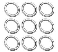 My-Bead 10 pièces anneaux soudé Ø 5mm Argent 925 hypoallergénique anneaux pour l'artisanat DIY