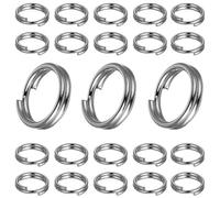 My-Bead 20 pièces anneaux double de saut diamètre 3mm Argent 925 sans nickel anneaux de jonction DIY