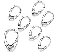 My-Bead 3 paires Boucles d'Oreilles pliantes pour la femme 18mm Argent 925 sans nickel antiallergène Qualité par bijoutier DIY