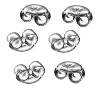 My-Bead 3 paires poussoirs embouts clous d'oreilles 5.5mm Argent 925 sans nickel forme de papillon Qualité par bijoutier DIY