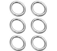 My-Bead 6 pièces anneaux soudé Ø 3mm Argent 925 hypoallergénique anneaux pour l'artisanat DIY