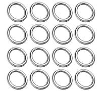 My-Bead Anneaux ouverts ronds 5 mm en argent 925 - Anneaux de jonction pour bijoux, colliers, bracelets et boucles d’oreilles - Apprêts argent massif pour création DIY (Lot de 20 pièces)