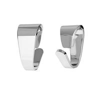 My-Bead attache pendentif 8mm x Ø 4mm Argent 925 sans nickel chaîne crochet pour la création de bijoux