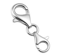 My-Bead double fermoir de base XXL 30mm massive argent 925 pour colliers et bracelets qualité par bijoutier DIY