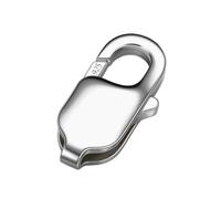 My-Bead Fermoir mousqueton en argent 925, 13 mm (16 mm), fermoirs de bijoux, pour chaînes, bracelets, colliers de rechange et réparation, fermoirs de homard DIY (1 pièce)