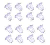 My-Bead lot de 20 pièces 10 paires poussoirs poussettes Embout clous d'Oreilles silicone appret 5mm
