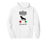 My Bearded Dragon is Calling and I Must Go Dragon Barbus Sweat à Capuche